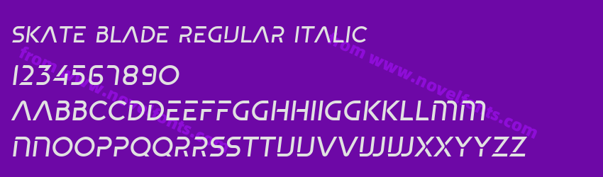 Skate blade Regular ItalicPreview Skate blade Regular ItalicPreview