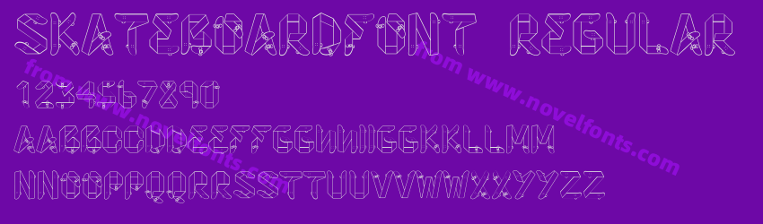 Skateboardfont RegularPreview Skateboardfont RegularPreview