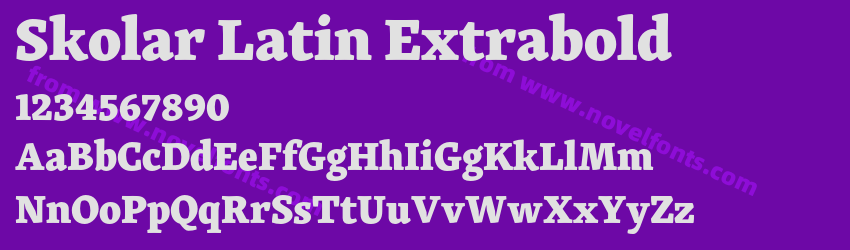 Skolar Latin ExtraboldPreview Skolar Latin ExtraboldPreview
