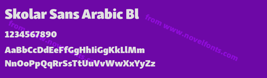 Skolar Sans Arabic BlPreview