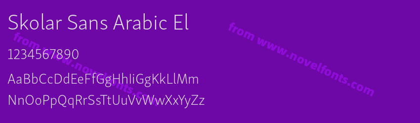 Skolar Sans Arabic ElPreview Skolar Sans Arabic ElPreview