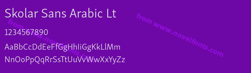 Skolar Sans Arabic LtPreview Skolar Sans Arabic LtPreview