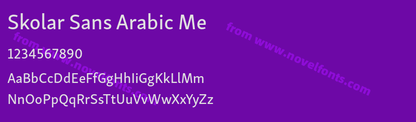 Skolar Sans Arabic MePreview Skolar Sans Arabic MePreview