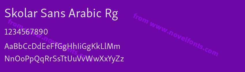 Skolar Sans Arabic RgPreview Skolar Sans Arabic RgPreview