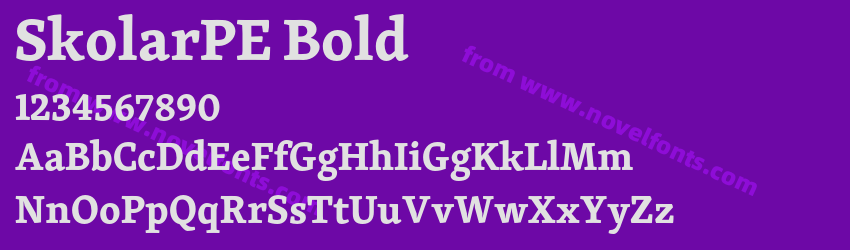 SkolarPE BoldPreview SkolarPE BoldPreview
