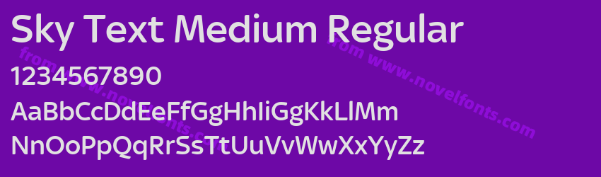 Sky Text Medium RegularPreview