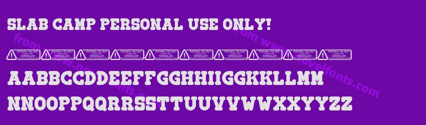Slab Camp PERSONAL USE ONLY!Preview Slab Camp PERSONAL USE ONLY!Preview