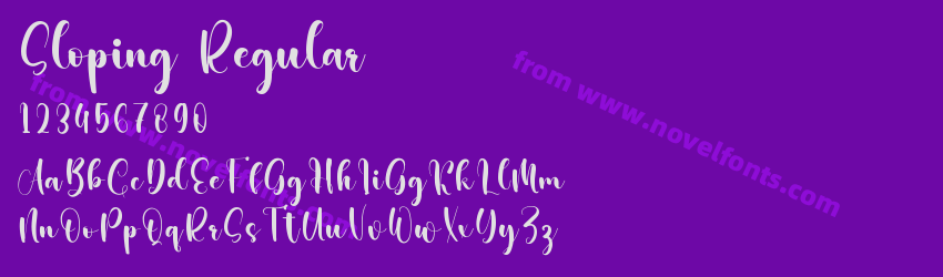 Sloping RegularPreview Sloping RegularPreview