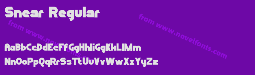 Snear RegularPreview Snear RegularPreview
