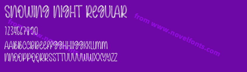 Snowing Night RegularPreview Snowing Night RegularPreview