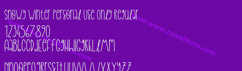 Snowy Winter Personal Use Only RegularPreview Snowy Winter Personal Use Only RegularPreview
