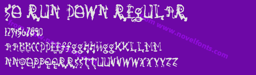 So Run Down RegularPreview So Run Down RegularPreview