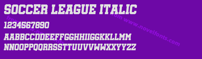 Soccer League ItalicPreview Soccer League ItalicPreview