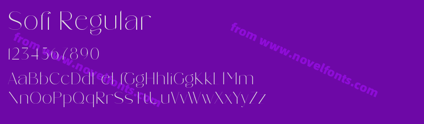 Sofi RegularPreview Sofi RegularPreview