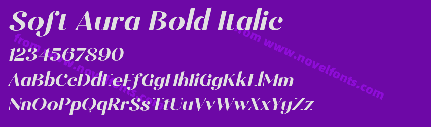 Soft Aura Bold ItalicPreview Soft Aura Bold ItalicPreview