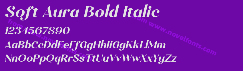 Soft Aura Bold ItalicPreview Soft Aura Bold ItalicPreview