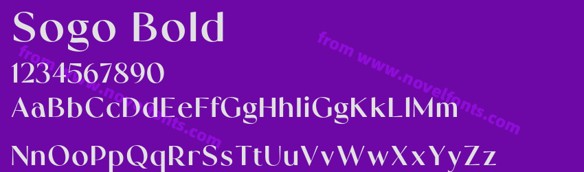 Sogo BoldPreview Sogo BoldPreview