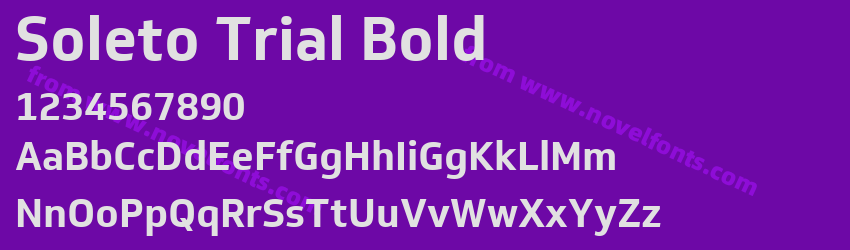 Soleto Trial BoldPreview Soleto Trial BoldPreview
