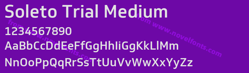 Soleto Trial MediumPreview Soleto Trial MediumPreview