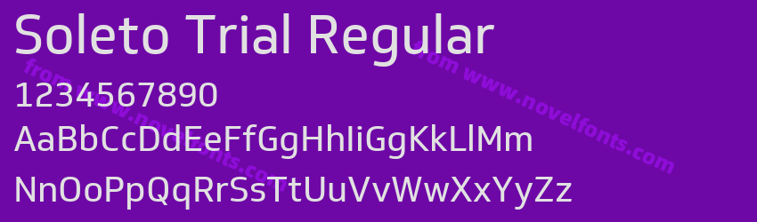 Soleto Trial RegularPreview Soleto Trial RegularPreview