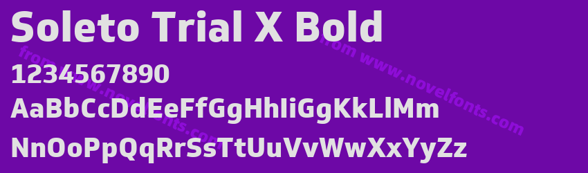 Soleto Trial X BoldPreview Soleto Trial X BoldPreview