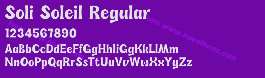 Soli Soleil RegularPreview Soli Soleil RegularPreview