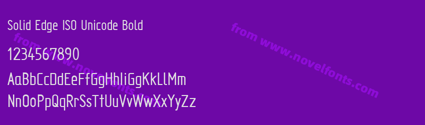Solid Edge ISO Unicode BoldPreview Solid Edge ISO Unicode BoldPreview