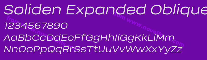 Soliden Expanded ObliquePreview Soliden Expanded ObliquePreview