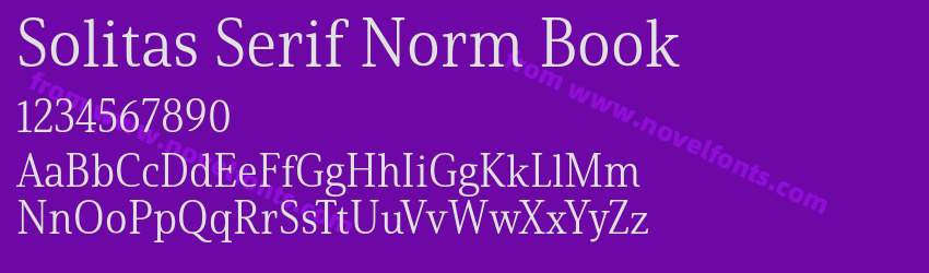 Solitas Serif Norm BookPreview Solitas Serif Norm BookPreview