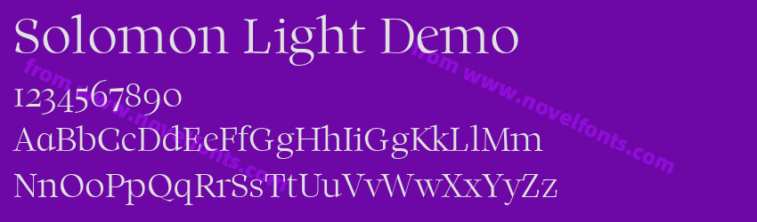 Solomon Light DemoPreview Solomon Light DemoPreview