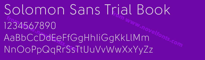 Solomon Sans Trial BookPreview Solomon Sans Trial BookPreview