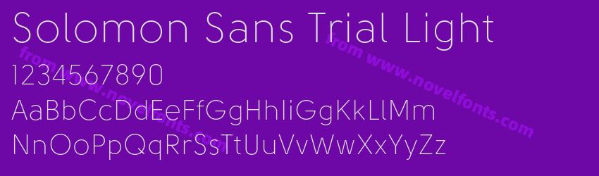 Solomon Sans Trial LightPreview Solomon Sans Trial LightPreview