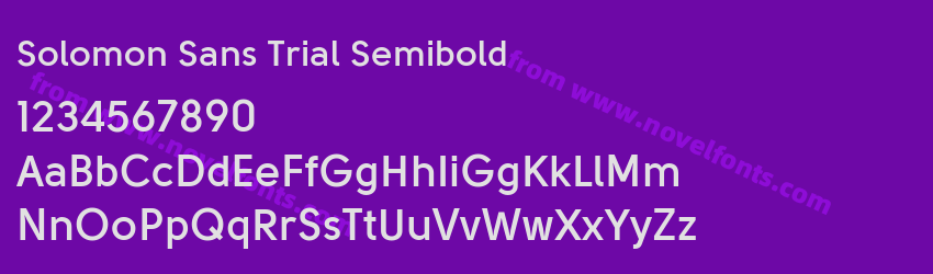 Solomon Sans Trial SemiboldPreview Solomon Sans Trial SemiboldPreview