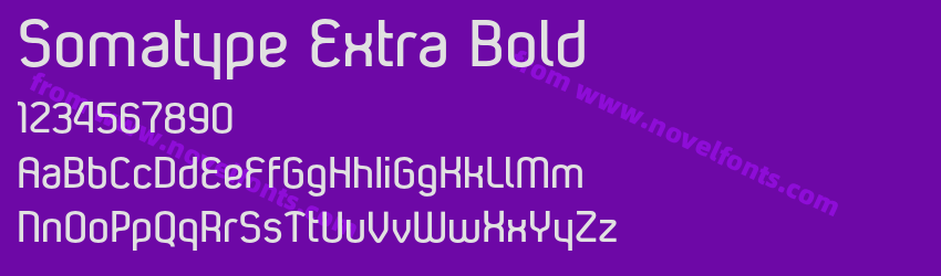 Somatype Extra BoldPreview Somatype Extra BoldPreview