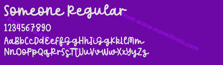 Someone RegularPreview Someone RegularPreview