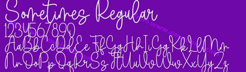 Sometimes RegularPreview Sometimes RegularPreview