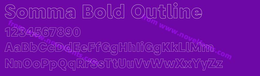 Somma Bold OutlinePreview Somma Bold OutlinePreview