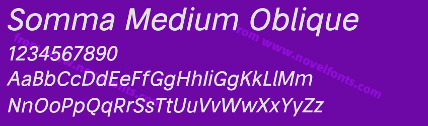 Somma Medium ObliquePreview
