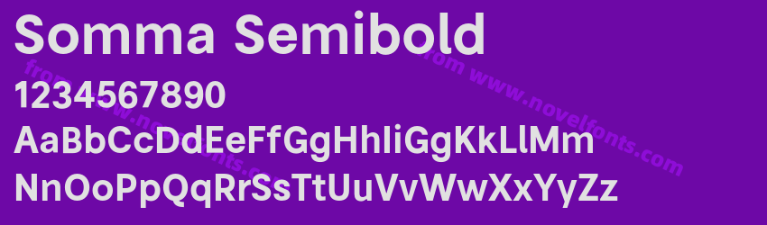 Somma SemiboldPreview Somma SemiboldPreview