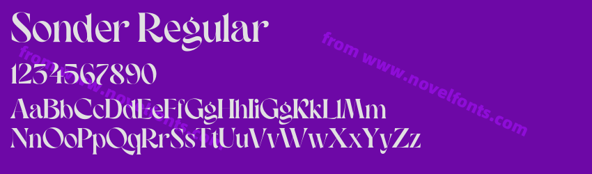 Sonder RegularPreview Sonder RegularPreview