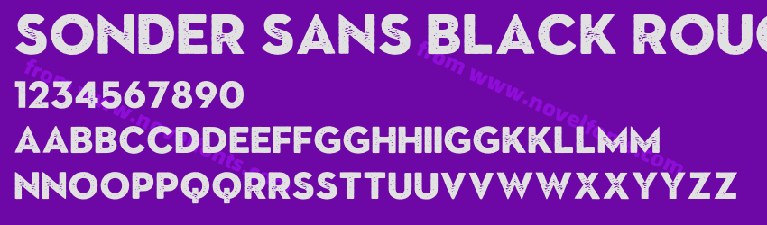 Sonder Sans Black RoughPreview Sonder Sans Black RoughPreview