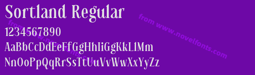 Sortland RegularPreview Sortland RegularPreview