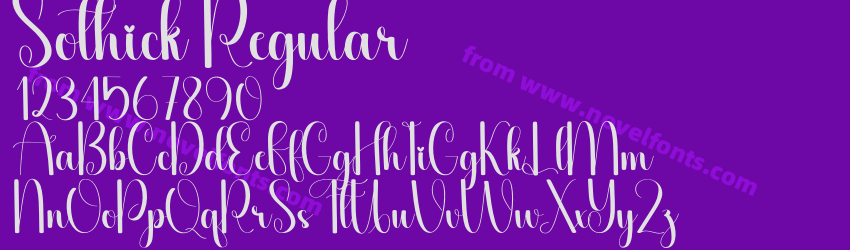 Sothick RegularPreview Sothick RegularPreview
