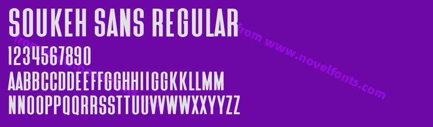 Soukeh Sans RegularPreview Soukeh Sans RegularPreview