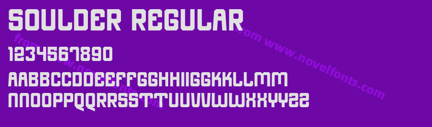 Soulder RegularPreview Soulder RegularPreview