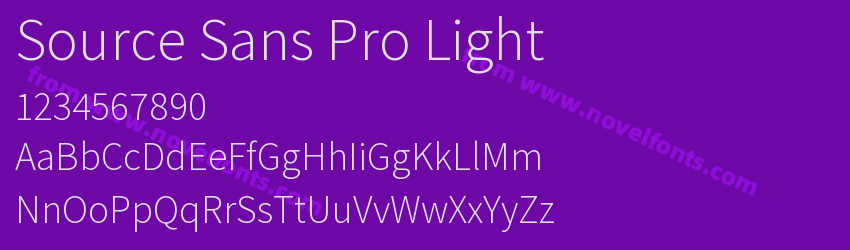 Source Sans Pro LightPreview Source Sans Pro LightPreview