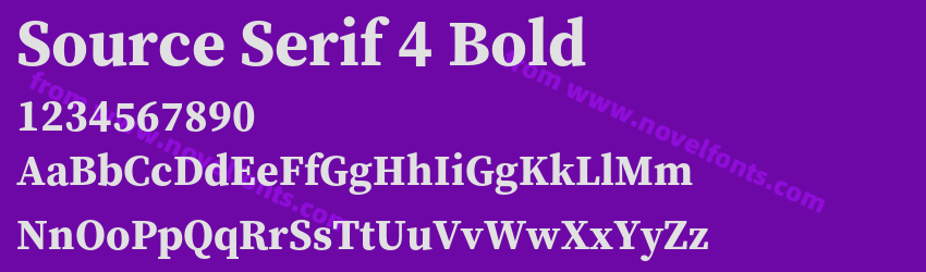Source Serif 4 BoldPreview Source Serif 4 BoldPreview
