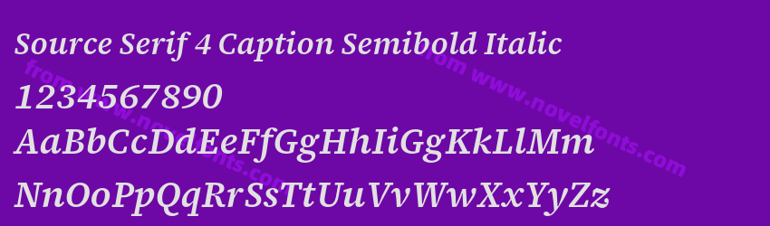 Source Serif 4 Caption Semibold ItalicPreview Source Serif 4 Caption Semibold ItalicPreview