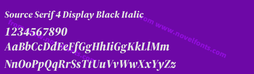 Source Serif 4 Display Black ItalicPreview Source Serif 4 Display Black ItalicPreview