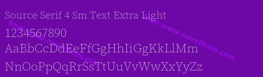 Source Serif 4 Sm Text Extra LightPreview Source Serif 4 Sm Text Extra LightPreview